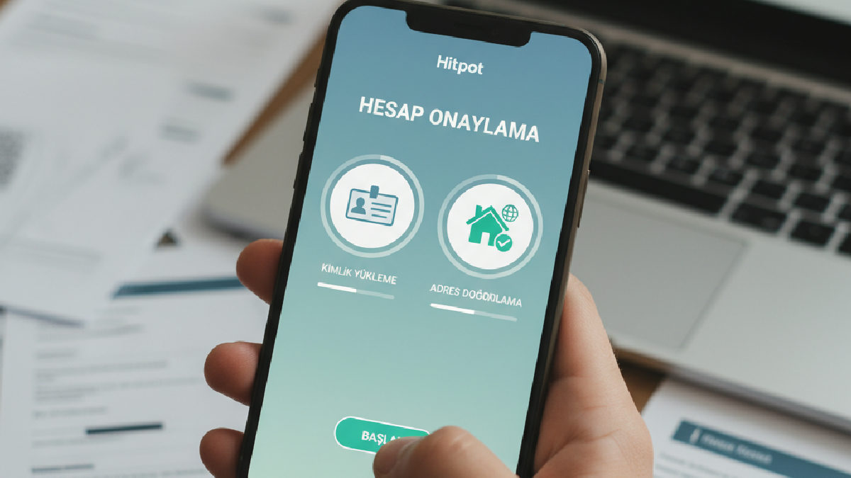 Hitpot hesap onayıyla güvenli çekim işlemlerine başla.